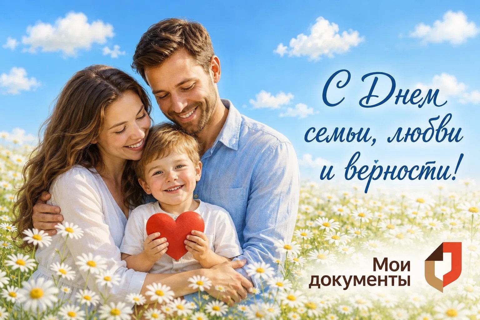 С Днем семьи, любви и верности! 